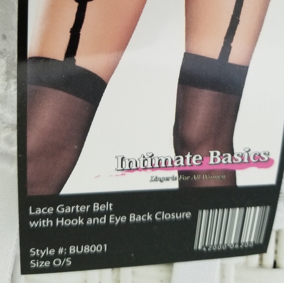 Intimate Basics NWT White Garter Belt Small - Picture 4 of 4